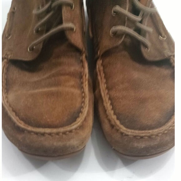 Ariat Men's Holbrook leather Boots Chukka moccasin distressed. Size 9.5 - Picture 4 of 10